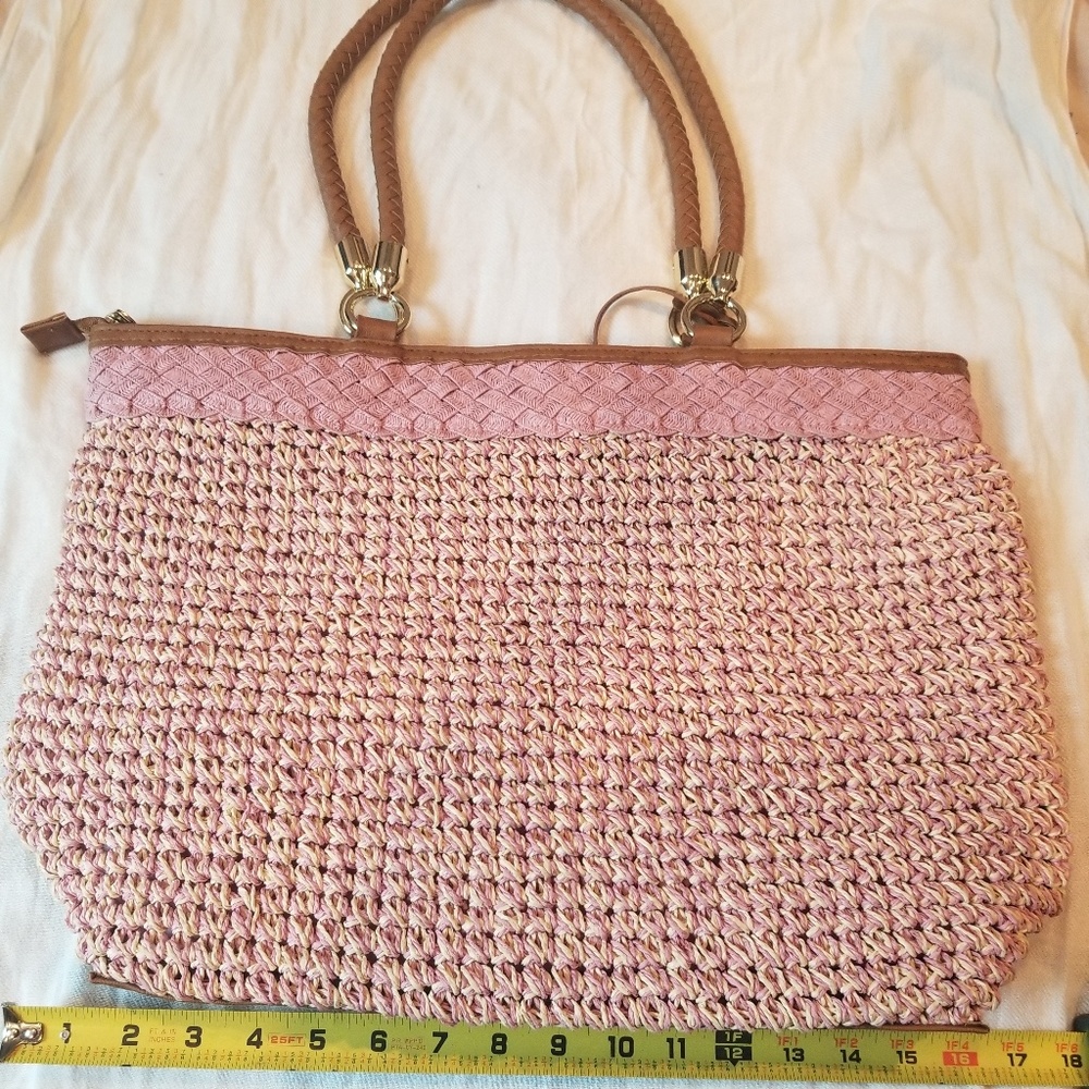 Giani Bernini straw big carry bag $28